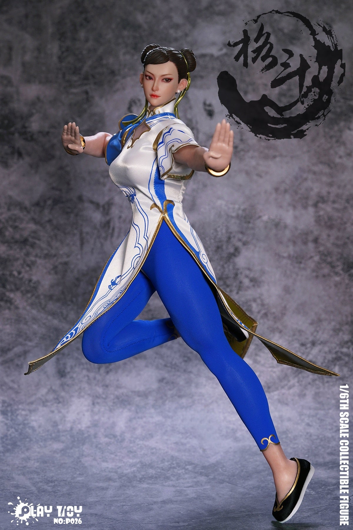 PRE ORDER – 1/6 PLAY TOY FIGHTING GODDESS 6TH GEN P026 - CHUN LI