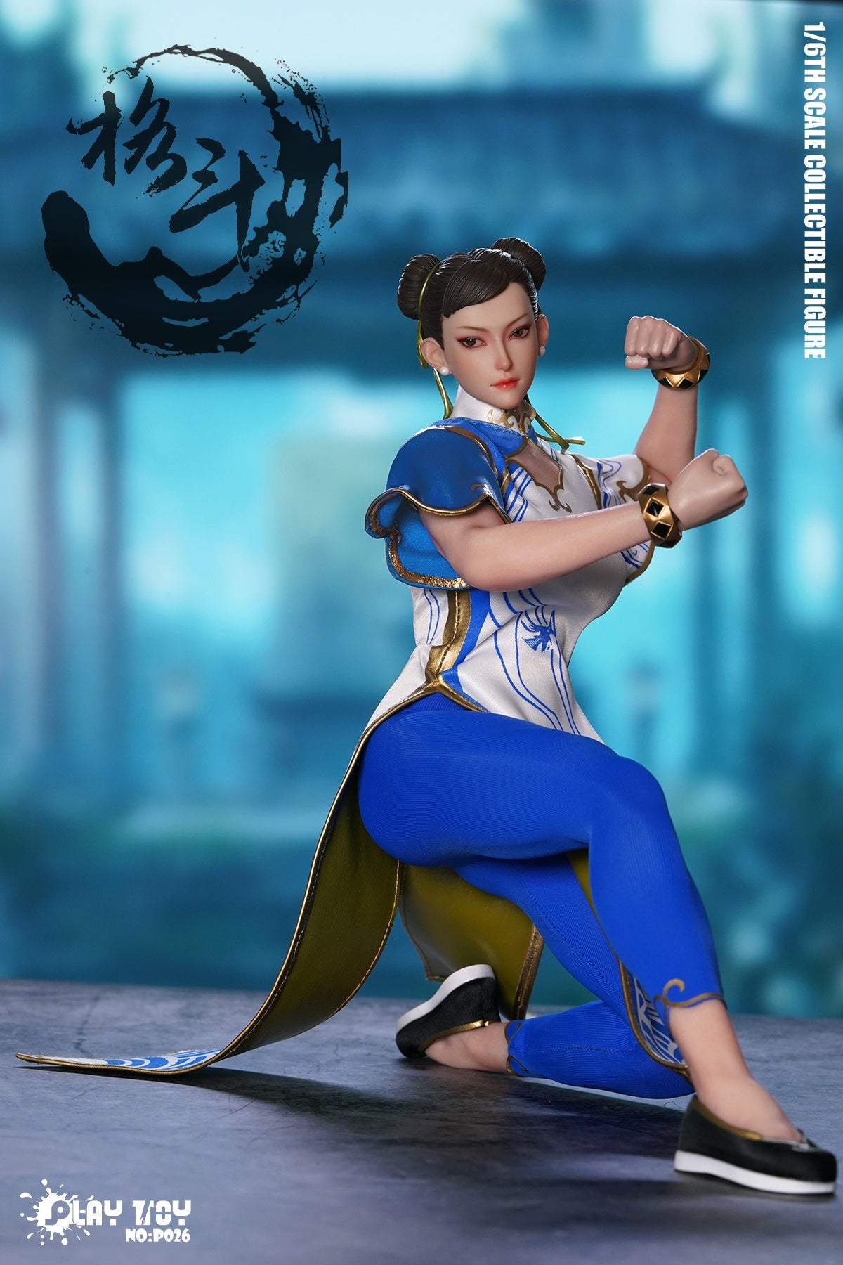 PRE ORDER – 1/6 PLAY TOY FIGHTING GODDESS 6TH GEN P026 - CHUN LI