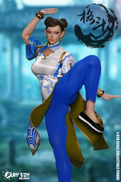 PRE ORDER – 1/6 PLAY TOY FIGHTING GODDESS 6TH GEN P026 - CHUN LI