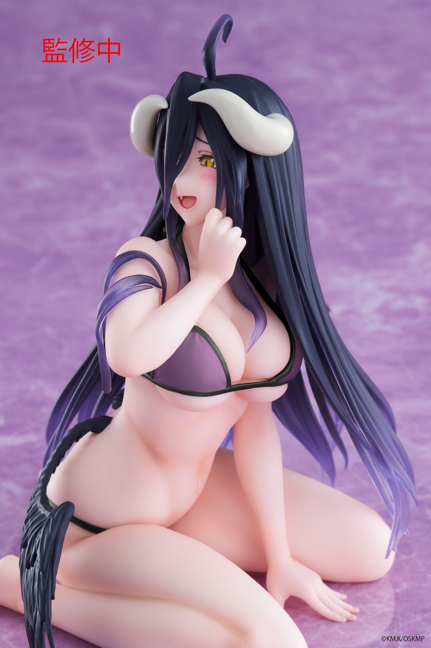 PRE ORDER – OVERLORD DESKTOP CUTE FIGURE - ALBEDO (SWIMSUIT VER.) RENEWAL EDITION