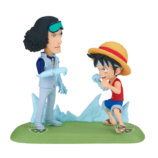 BACK ORDER – ONE PIECE WORLD COLLECTABLE FIGURE LOG STORIES - MONKEY Ｄ. LUFFY VS KUZAN