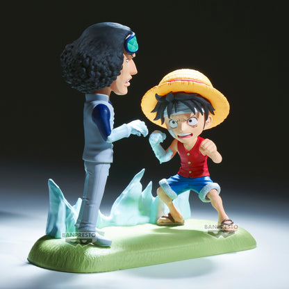 BACK ORDER – ONE PIECE WORLD COLLECTABLE FIGURE LOG STORIES - MONKEY Ｄ. LUFFY VS KUZAN