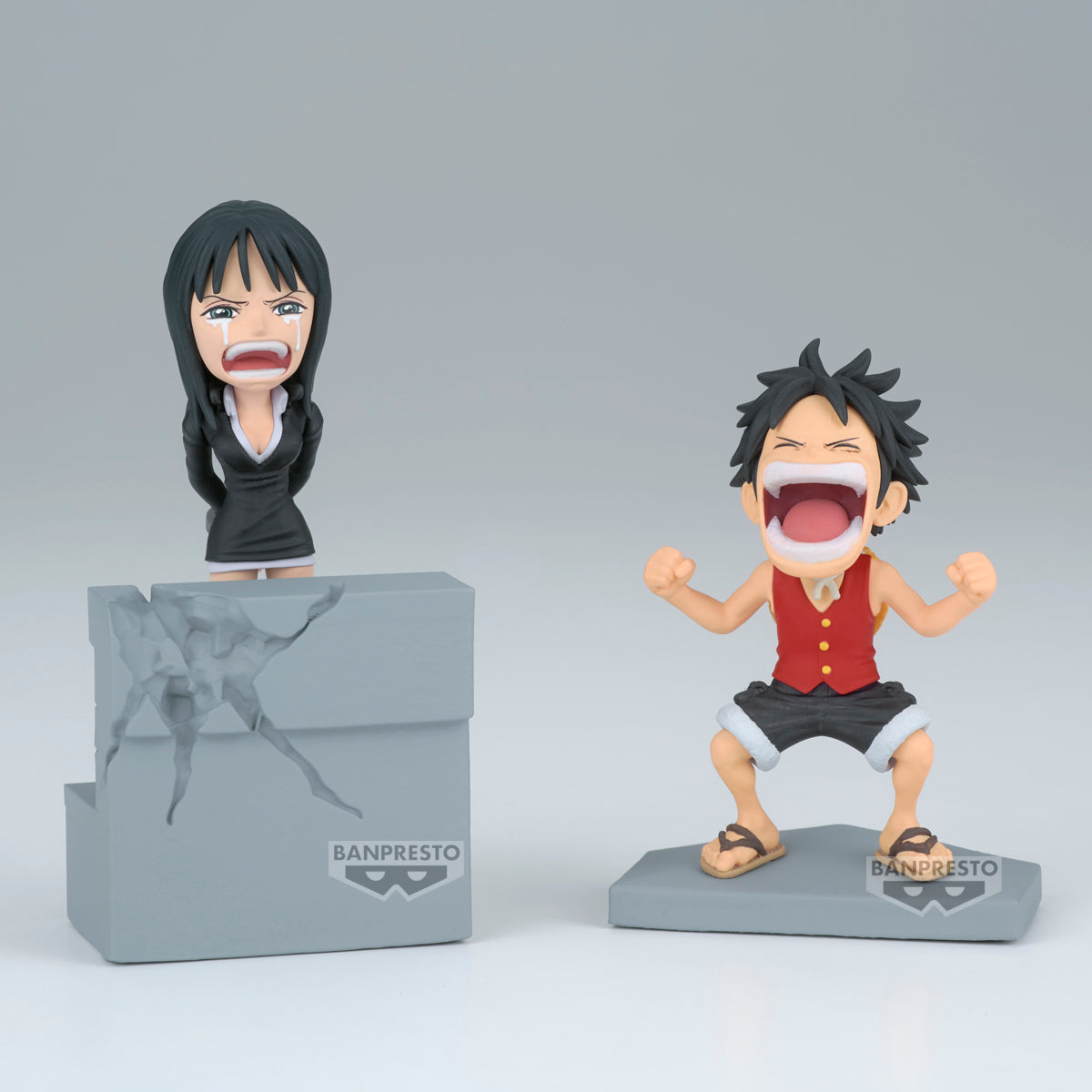 PRE ORDER – ONE PIECE WORLD COLLECTABLE FIGURE LOG STORIES - MONKEY Ｄ. LUFFY & NICO ROBIN