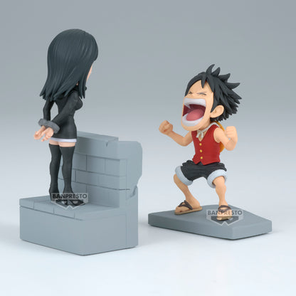 PRE ORDER – ONE PIECE WORLD COLLECTABLE FIGURE LOG STORIES - MONKEY Ｄ. LUFFY & NICO ROBIN