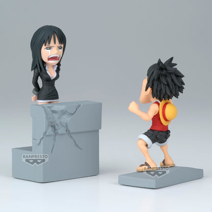 PRE ORDER – ONE PIECE WORLD COLLECTABLE FIGURE LOG STORIES - MONKEY Ｄ. LUFFY & NICO ROBIN