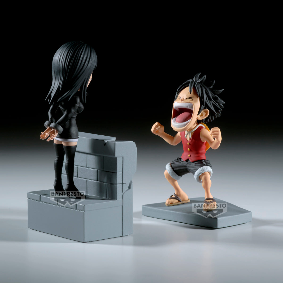 PRE ORDER – ONE PIECE WORLD COLLECTABLE FIGURE LOG STORIES - MONKEY Ｄ. LUFFY & NICO ROBIN