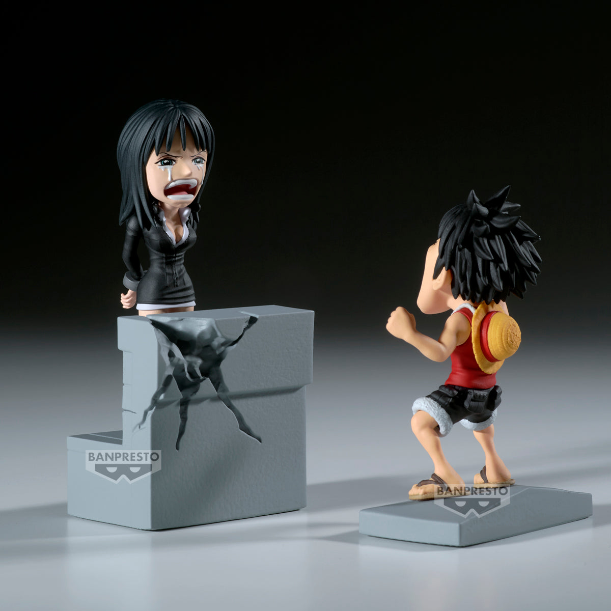 PRE ORDER – ONE PIECE WORLD COLLECTABLE FIGURE LOG STORIES - MONKEY Ｄ. LUFFY & NICO ROBIN