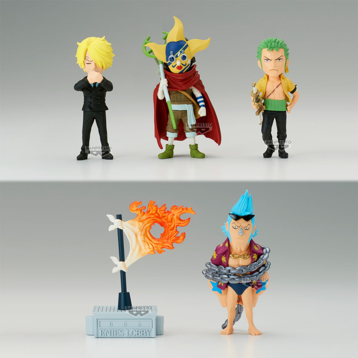 PRE ORDER – 【OVERSEA LIMITED】ONE PIECE WORLD COLLECTABLE FIGURE - ENIES LOBBY 2  - 5 pcs/set  + 1