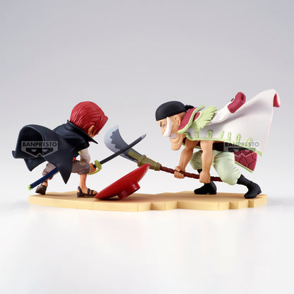 BACK ORDER – ONE PIECE WORLD COLLECTABLE FIGURE LOG STORIES - EDWARD NEWGATE VS SHANKS