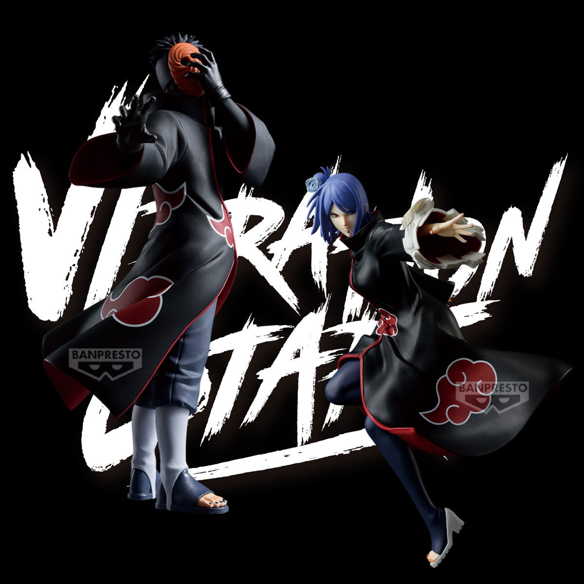 PRE ORDER – NARUTO SHIPPUDEN VIBRATION STARS - TOBI & KONAN - (A: TOBI )