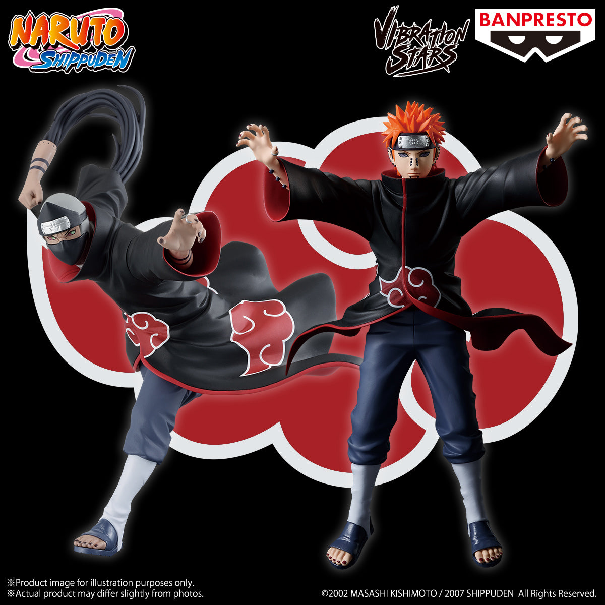 PRE ORDER – NARUTO SHIPPUDEN VIBRATION STARS - KAKUZU & PAIN - (A: KAKUZU )