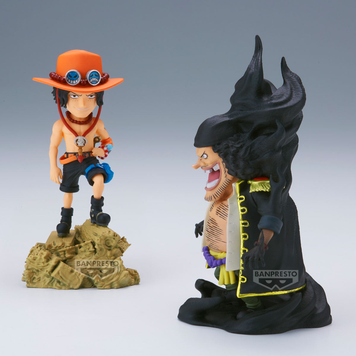 PRE ORDER – ONE PIECE WORLD COLLECTABLE FIGURE LOG STORIES - PORTGAS D.ACE VS MARSHALL D.TEACH