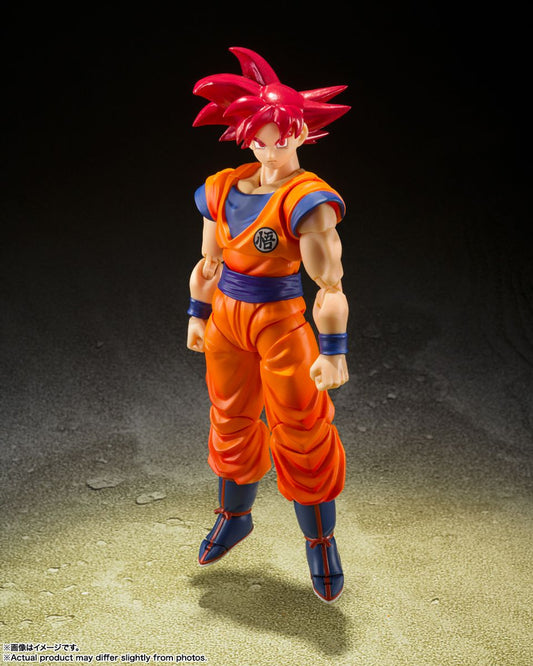 PRE ORDER – S.H.FIGUARTS SUPER SAIYAN GOD SON GOKU - SAIYAN GOD INSTILLED WITH THE LIGHT OF RIGHTEOUS HEARTS