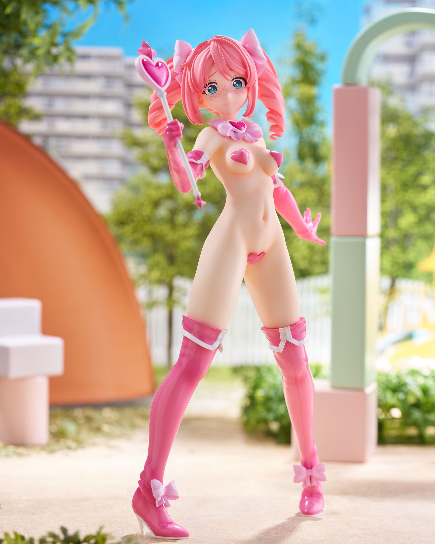 PRE ORDER – [18+] 1/7 GUSHING OVER MAGICAL GIRLS, MAGIA MAGENTA AMIAMI LIMITED VER.