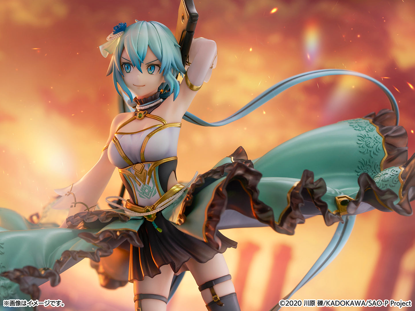 PRE ORDER – 1/7 SWORD ART ONLINE - SINON - CRYSTAL DRESS VER. SCALE FIGURE