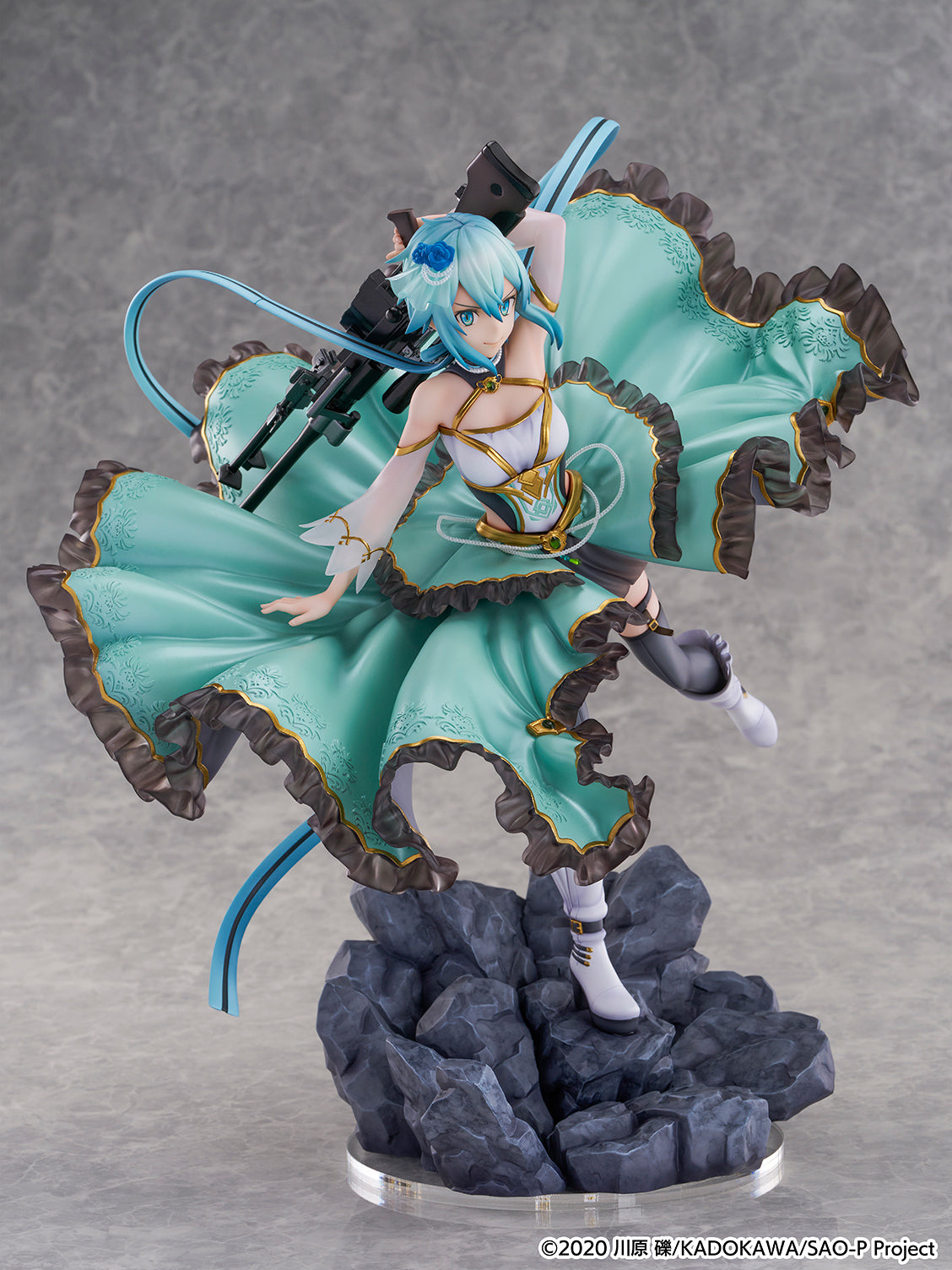 PRE ORDER – 1/7 SWORD ART ONLINE - SINON - CRYSTAL DRESS VER. SCALE FIGURE