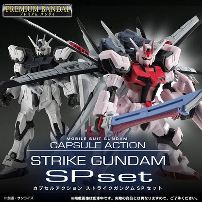 PRE ORDER – [PB] MOBILE SUIT GUNDAM CAPSULE ACTION  STRIKE GUNDAM SP SET