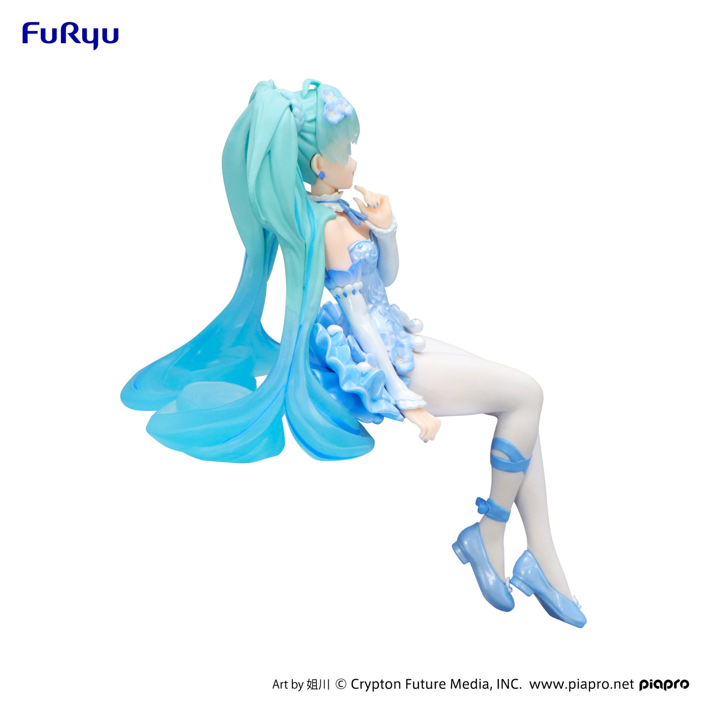 BACK ORDER – HATSUNE MIKU NOODLE STOPPER FIGURE -FLOWER FAIRY NEMOPHILA PAIL BLUE COLOR VER.-