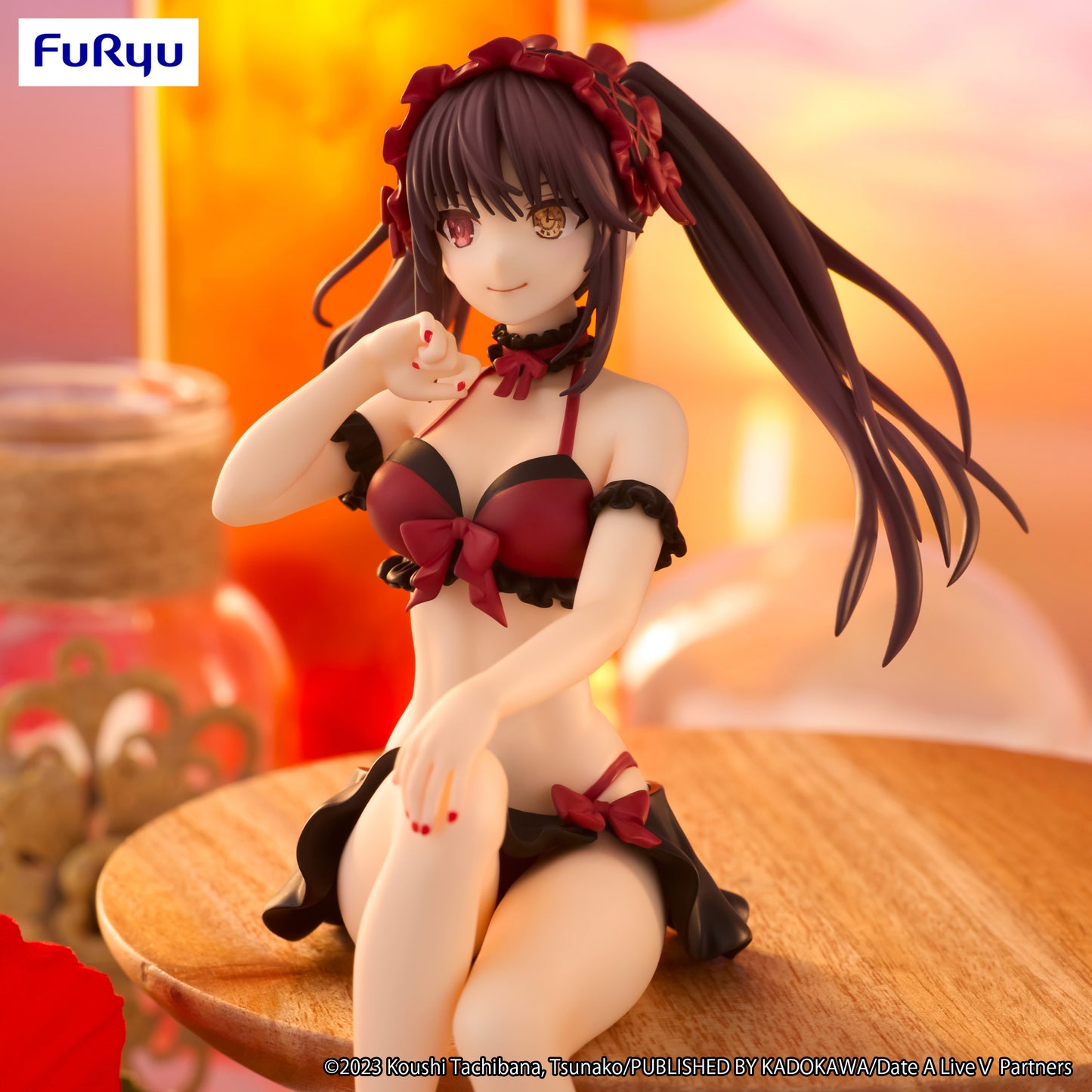 BACK ORDER – DATE A LIVE Ⅴ NOODLE STOPPER FIGURE -KURUMI TOKISAKI SWIMSUIT VER.-