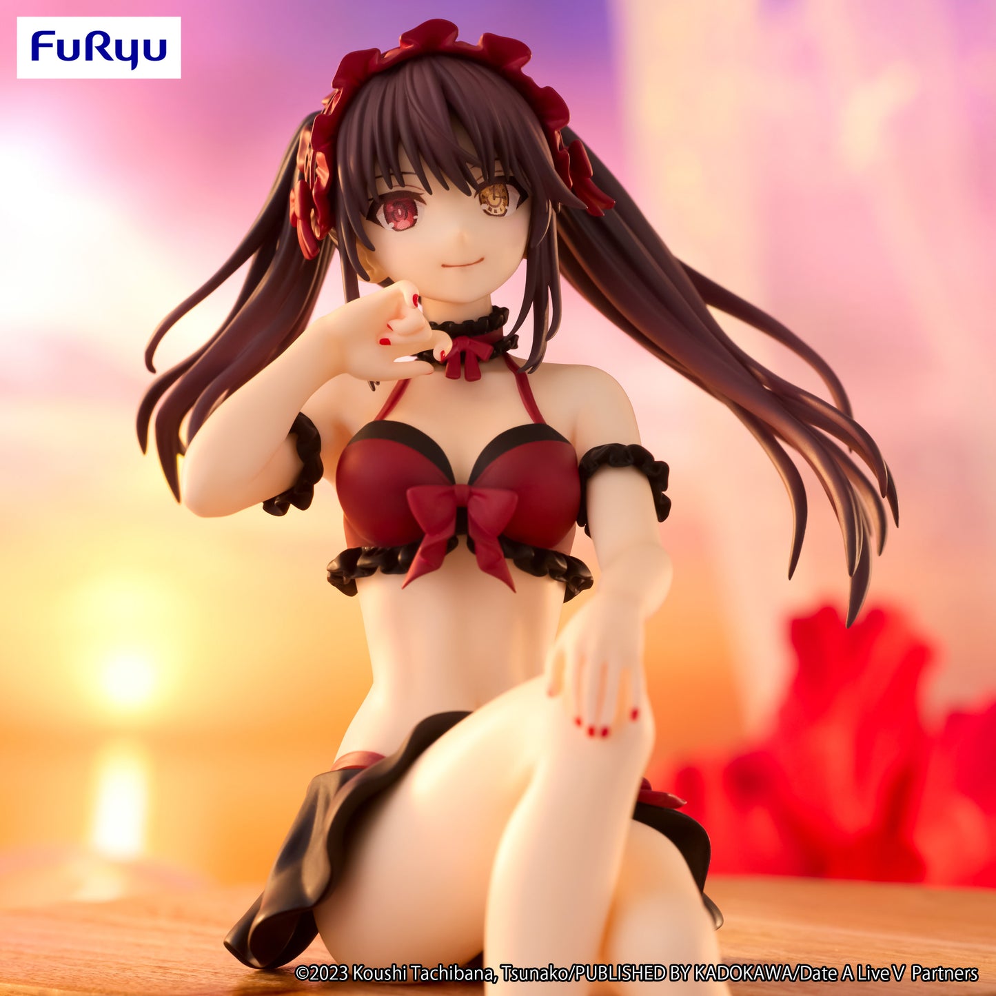 BACK ORDER – DATE A LIVE Ⅴ NOODLE STOPPER FIGURE -KURUMI TOKISAKI SWIMSUIT VER.-