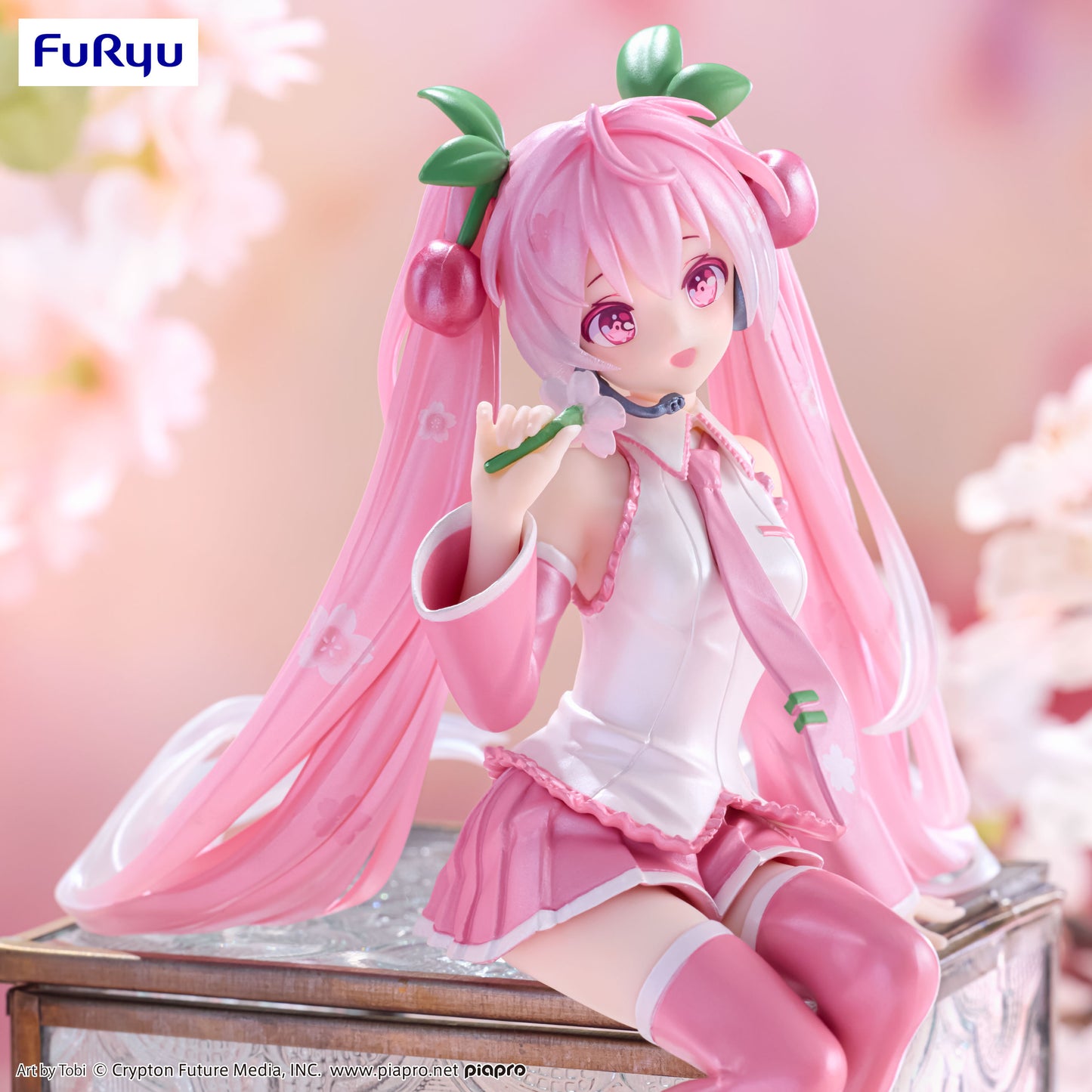 PRE ORDER – HATSUNE MIKU NOODLE STOPPER FIGURE -SAKURA MIKU 2024 PEARL COLOR VER.-