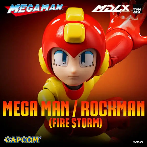 PRE ORDER – THREEZERO 3Z0874 MDLX MEGA MAN ROCKMAN ( FIRE STORM )