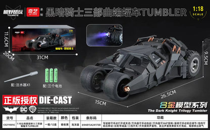 PRE ORDER – 1/18 DIECAST DARK KNIGHT TRILOGY BATMOBILE TUMBLER