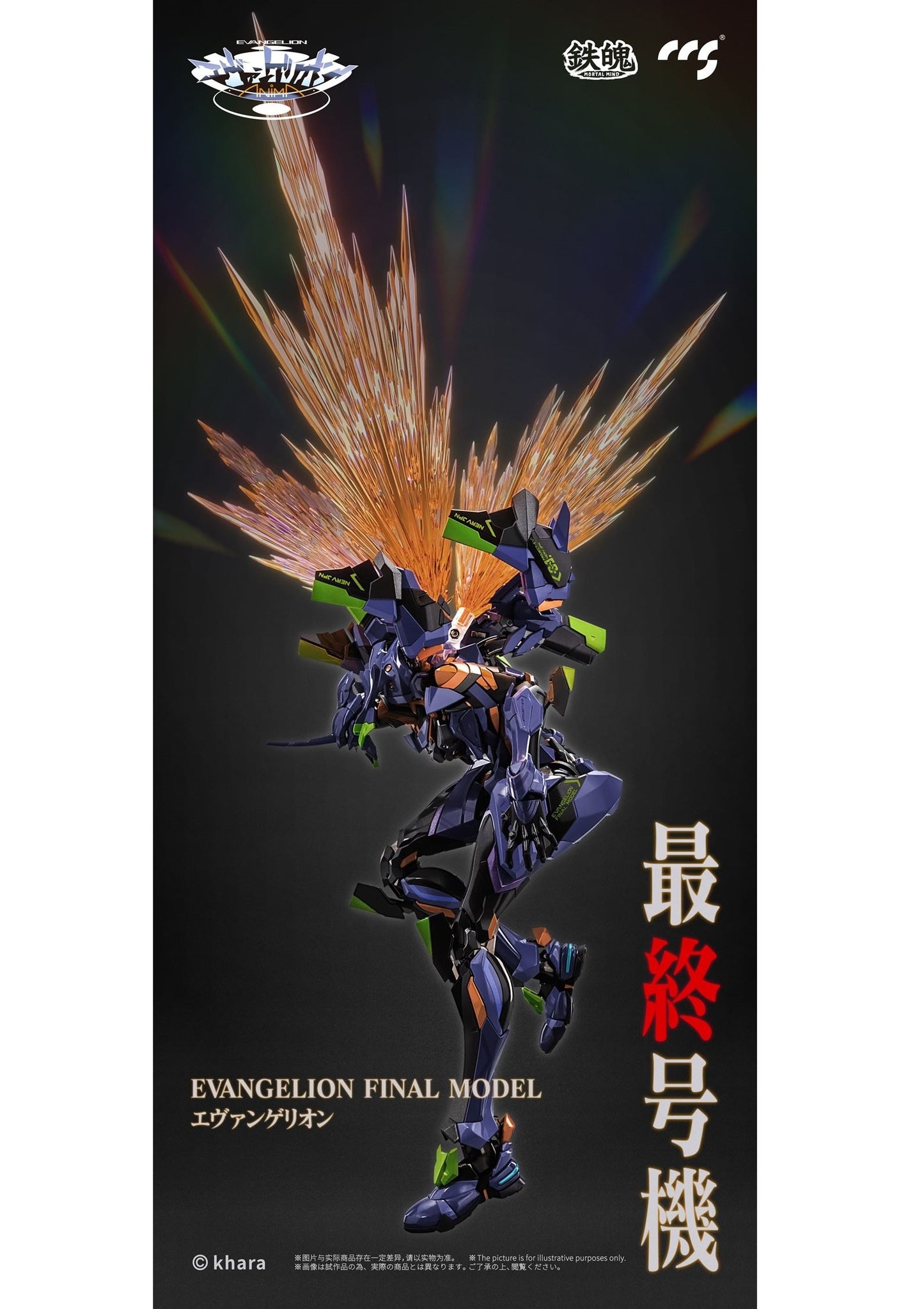 PRE ORDER – EVANGELION UNIT-01: FINAL MODEL ALLOY ACTION FIGURE (REPRODUCTION)