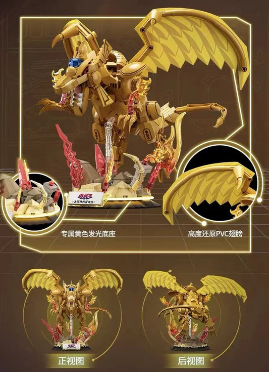 PRE ORDER – YU-GI-OH SUN GOD WINGED DRAGON BUILDING BLOCKS (AB0043)