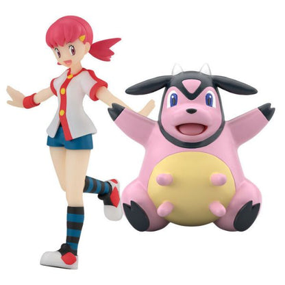 PRE ORDER – POKEMON SCALE WORLD JOHTO REGION WHITNEY & MILTANK W/O GUM