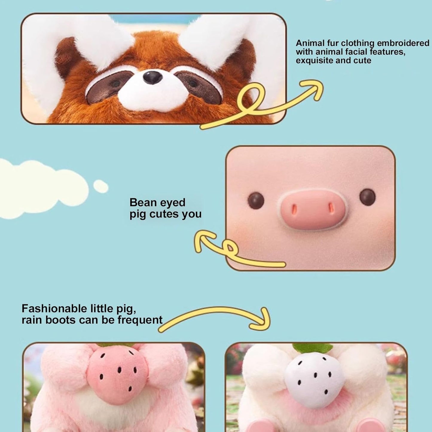 PRE ORDER – ZHIWU PIG-SURE ENOUGH, IT IS A BLIND BOX FROM THE PIGLET SERIES SET (BOX OF 6)