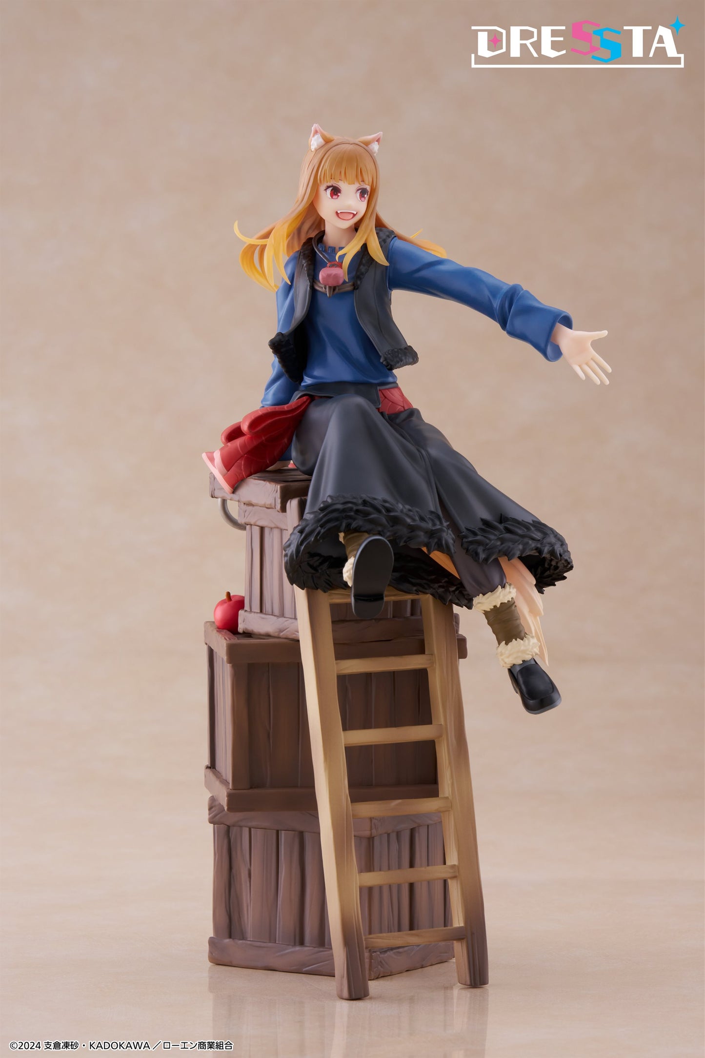 PRE ORDER – SPICE AND WOLF: MERCHANT MEETS THE WISE WOLF DRESSTA STATUE FIGURE - HOLO