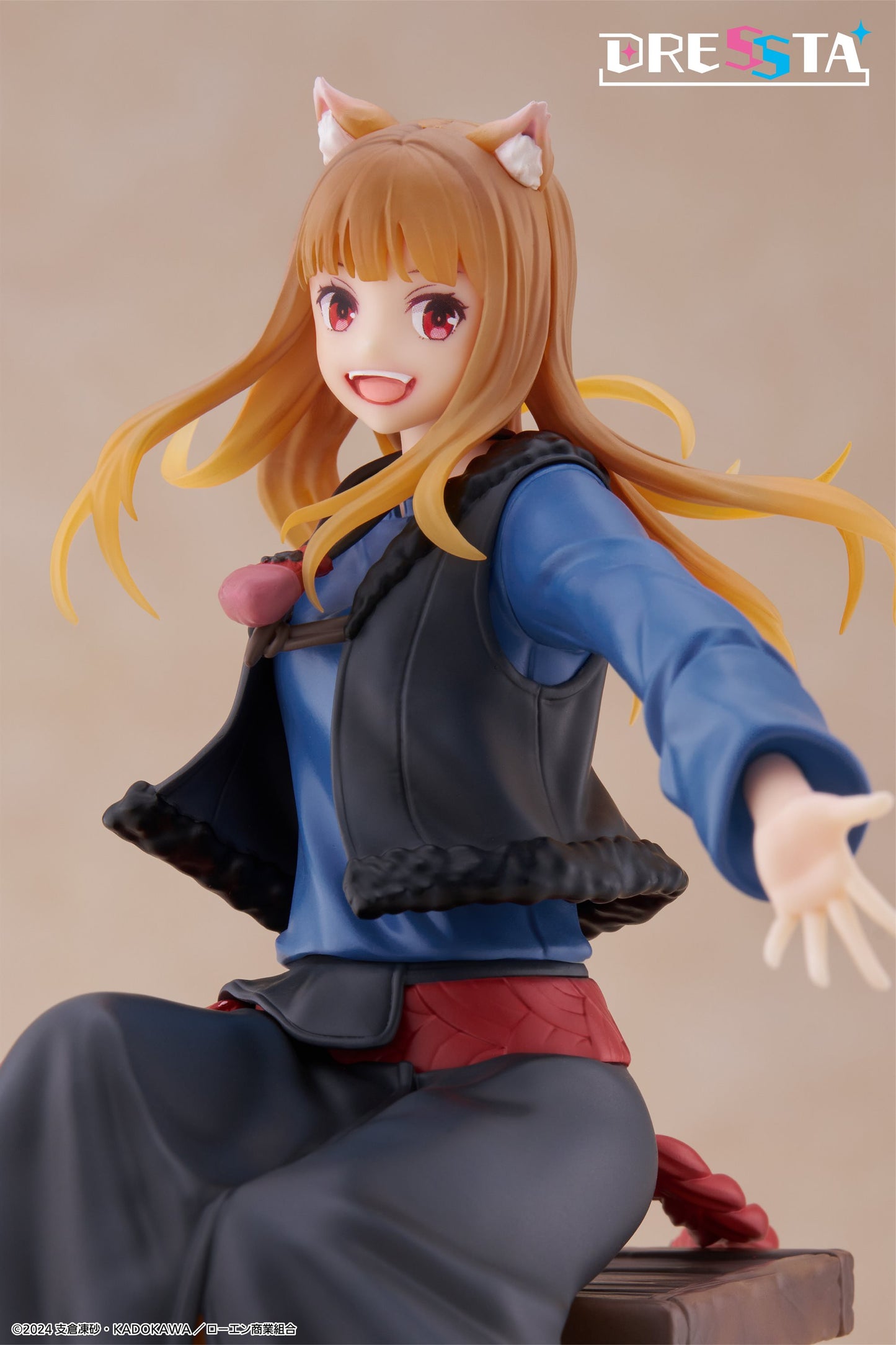 PRE ORDER – SPICE AND WOLF: MERCHANT MEETS THE WISE WOLF DRESSTA STATUE FIGURE - HOLO