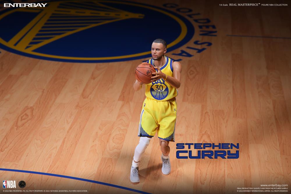 PRE ORDER – 1/6 ENTERBAY REAL MASTERPIECE RM-1099 NBA STEPHEN CURRY WAX FIGURE