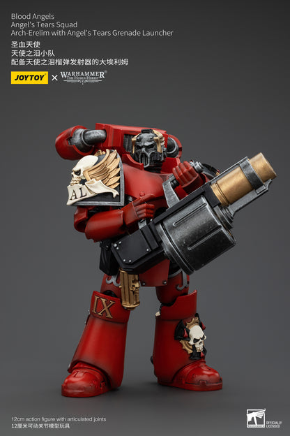 PRE ORDER – 1/18 JOYTOY BLOOD ANGELS - ANGEL'S TEARS SQUAD - ARCH-ERELIM WITH ANGEL'S TEARS GRENADE LAUNCHER JT00379