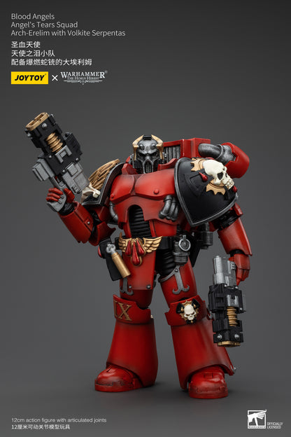 PRE ORDER – 1/18 JOYTOY BLOOD ANGELS - ANGEL'S TEARS SQUAD - ARCH-ERELIM WITH VOLKITE SERPENTAS JT00355