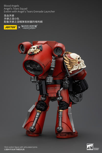 PRE ORDER – 1/18 JOYTOY BLOOD ANGELS - ANGEL'S TEARS SQUAD - ERELIM WITH ANGEL'S TEARS GRENADE LAUNCHER JT00362