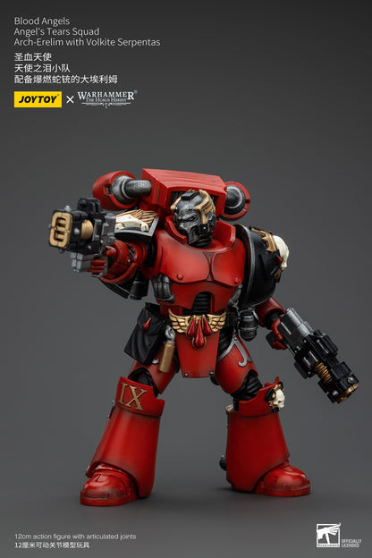 PRE ORDER – 1/18 JOYTOY BLOOD ANGELS - ANGEL'S TEARS SQUAD - ARCH-ERELIM WITH VOLKITE SERPENTAS JT00355