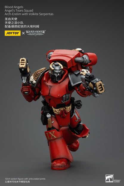 PRE ORDER – 1/18 JOYTOY BLOOD ANGELS - ANGEL'S TEARS SQUAD - ARCH-ERELIM WITH VOLKITE SERPENTAS JT00355