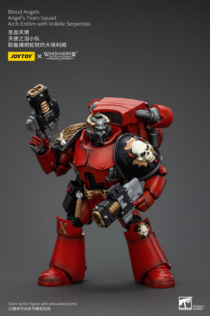 PRE ORDER – 1/18 JOYTOY BLOOD ANGELS - ANGEL'S TEARS SQUAD - ARCH-ERELIM WITH VOLKITE SERPENTAS JT00355