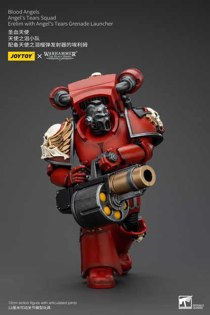 PRE ORDER – 1/18 JOYTOY BLOOD ANGELS - ANGEL'S TEARS SQUAD - ERELIM WITH ANGEL'S TEARS GRENADE LAUNCHER JT00362