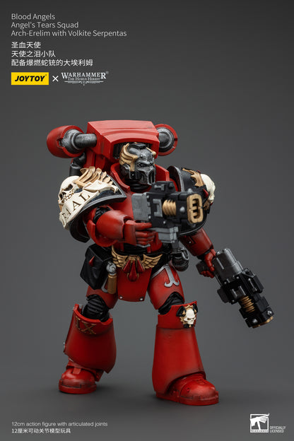 PRE ORDER – 1/18 JOYTOY BLOOD ANGELS - ANGEL'S TEARS SQUAD - ARCH-ERELIM WITH VOLKITE SERPENTAS JT00355