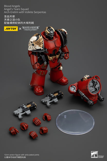 PRE ORDER – 1/18 JOYTOY BLOOD ANGELS - ANGEL'S TEARS SQUAD - ARCH-ERELIM WITH VOLKITE SERPENTAS JT00355