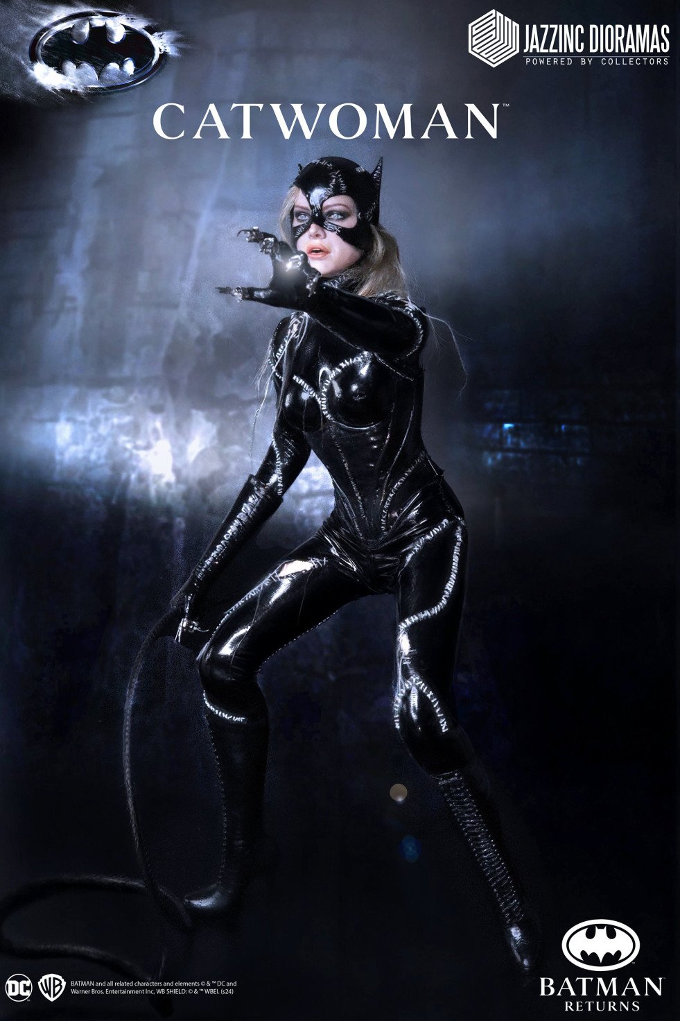 PRE ORDER – 1/6 JAZZINC DIORAMAS BATMAN RETURNS - CATWOMAN (BASIC BATTLE DAMAGED VERSION)