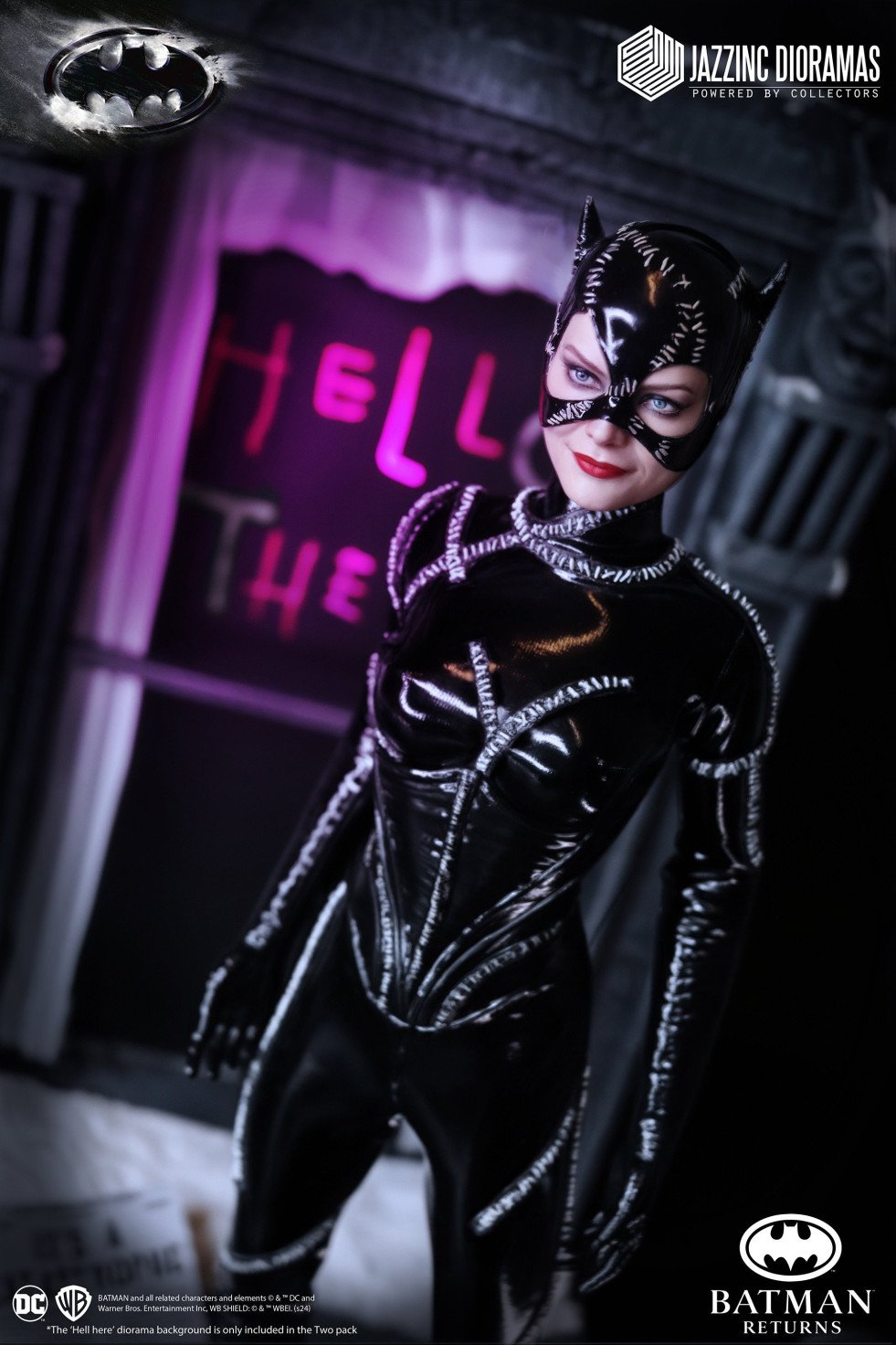 PRE ORDER – 1/6 JAZZINC DIORAMAS BATMAN RETURNS - CATWOMAN (DELUXE TWO PACK WHICH FEATURES, AND AN EXCLUSIVE DIORAMA)