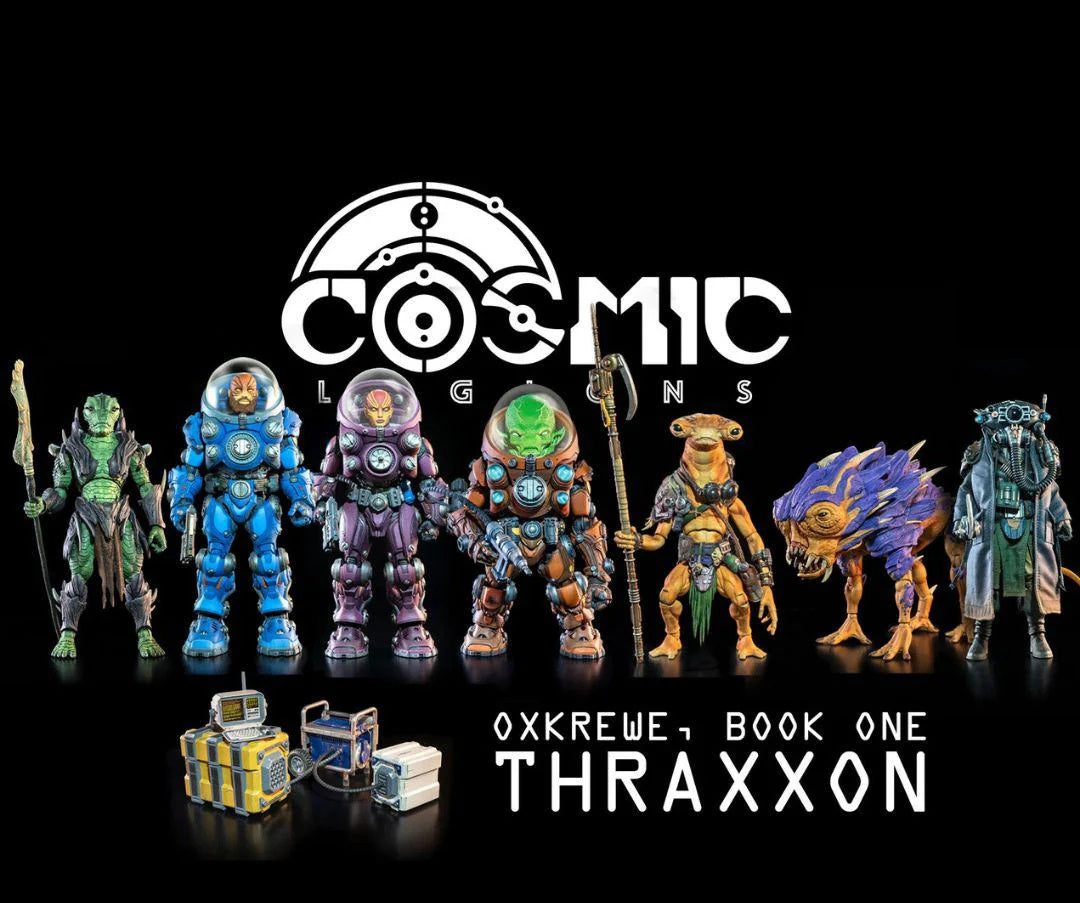 PRE ORDER – COSMIC LEGIONS: OXKREWE, BOOK ONE - THRAXXON - LOWLAND SCAPEBACK (CREATURE)