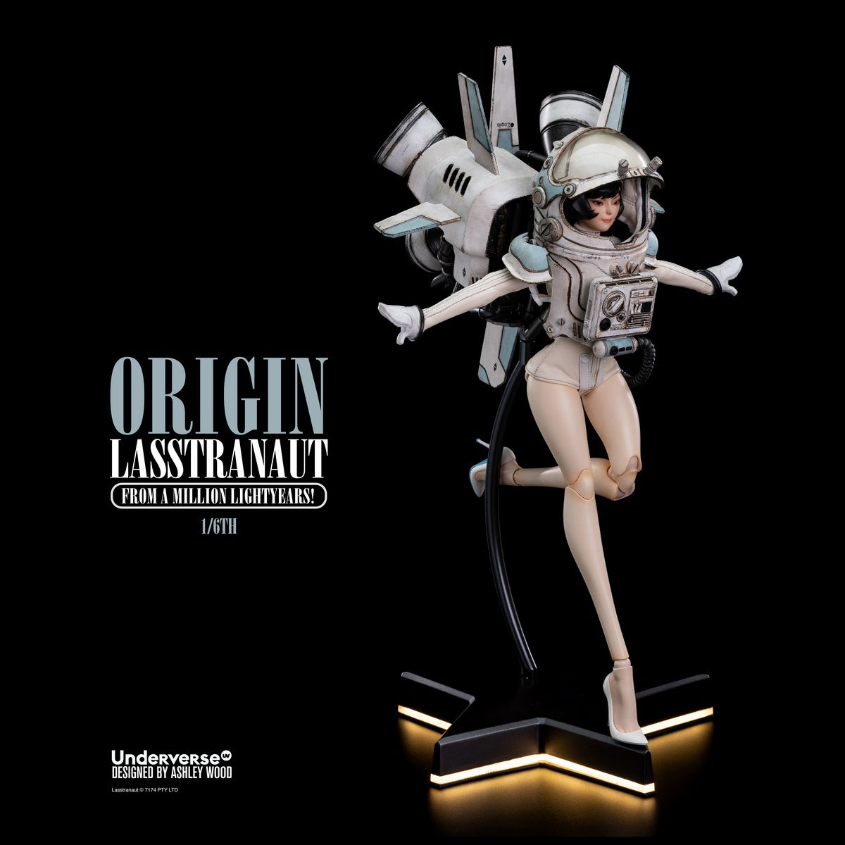 PRE ORDER – 1/6 UNDERVERSE POPBOT SERIES COLLECTIBLE ACTION FIGURE ORIGIN LASSTRANAUT CATHERINE CATHERINE UV202401