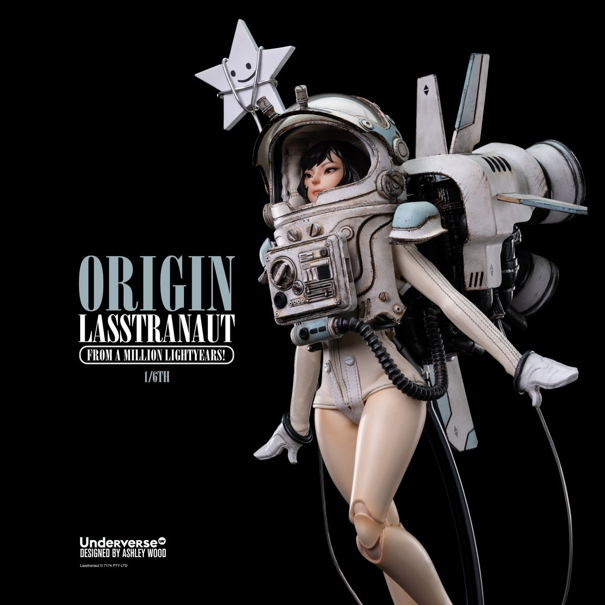 PRE ORDER – 1/6 UNDERVERSE POPBOT SERIES COLLECTIBLE ACTION FIGURE ORIGIN LASSTRANAUT CATHERINE CATHERINE UV202401