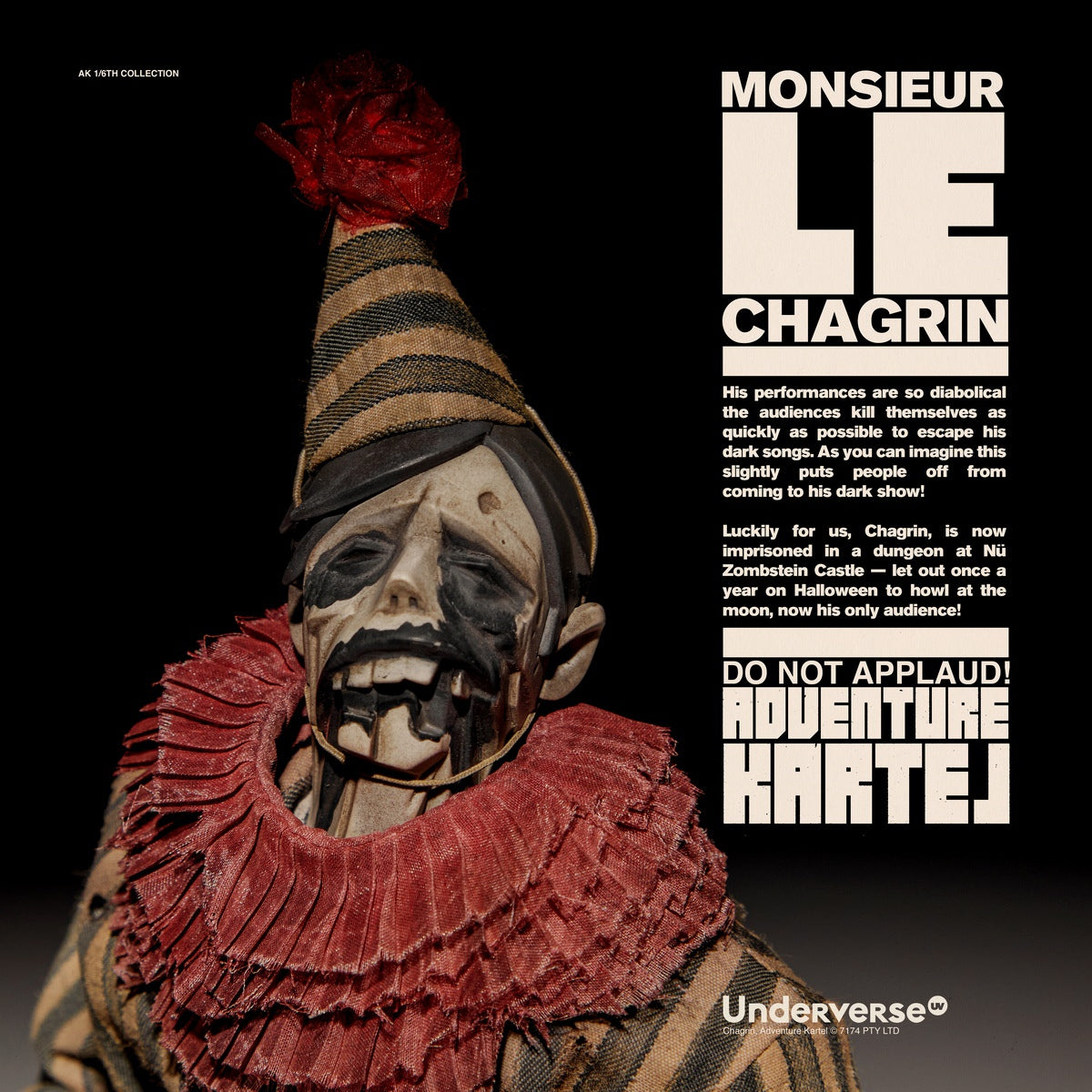 PRE ORDER – UNDERVERSE 12IN ADVENTURE KARTEL MONSIEUR CHAGRIN UV202412