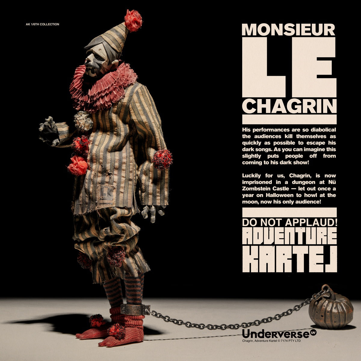 PRE ORDER – UNDERVERSE 12IN ADVENTURE KARTEL MONSIEUR CHAGRIN UV202412